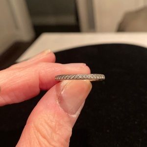 Pandora eternity heart band size 8